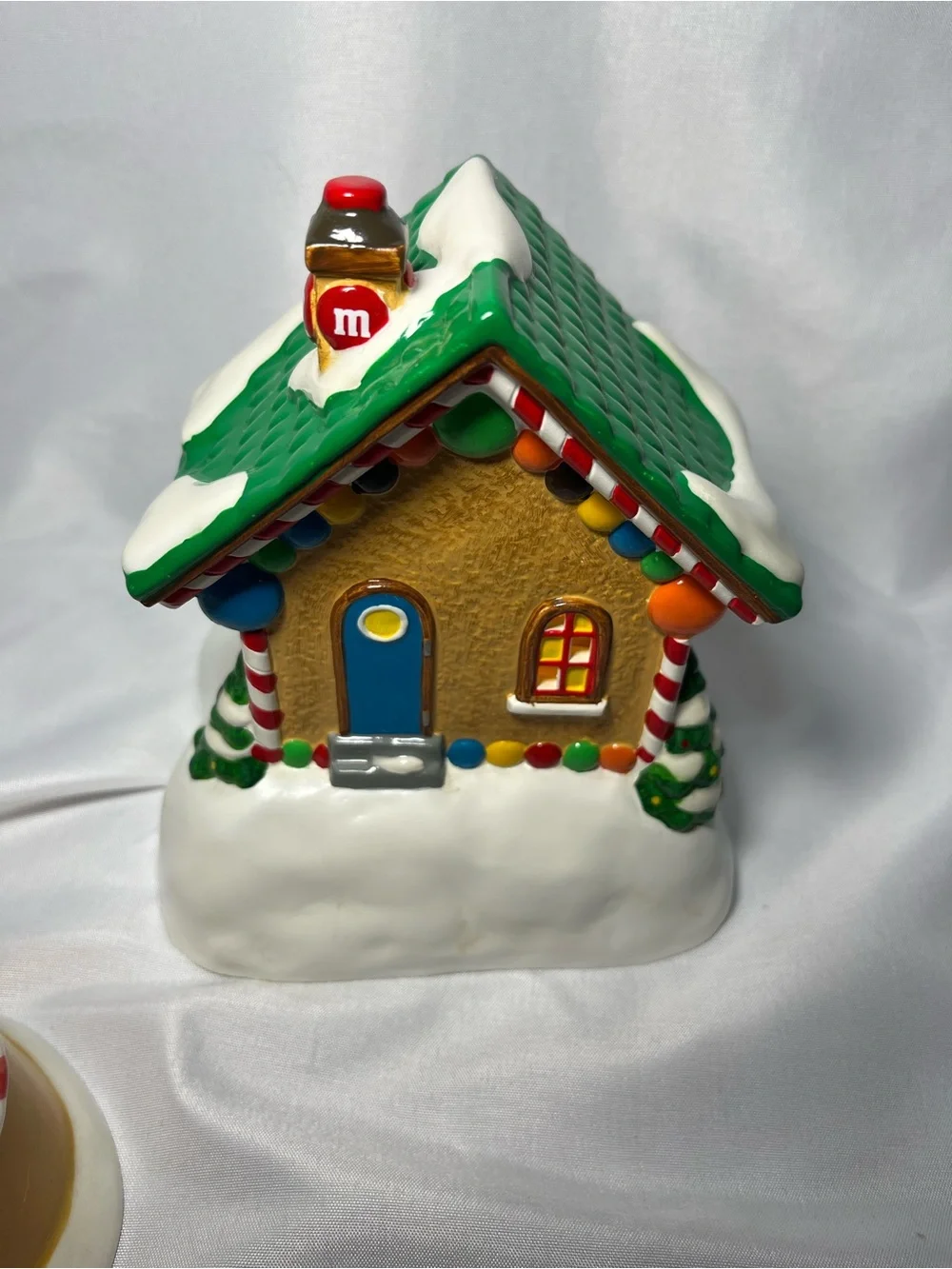 Vintage Department 56 M&M’s Candy Store Lighted House & Candy Dish Works
